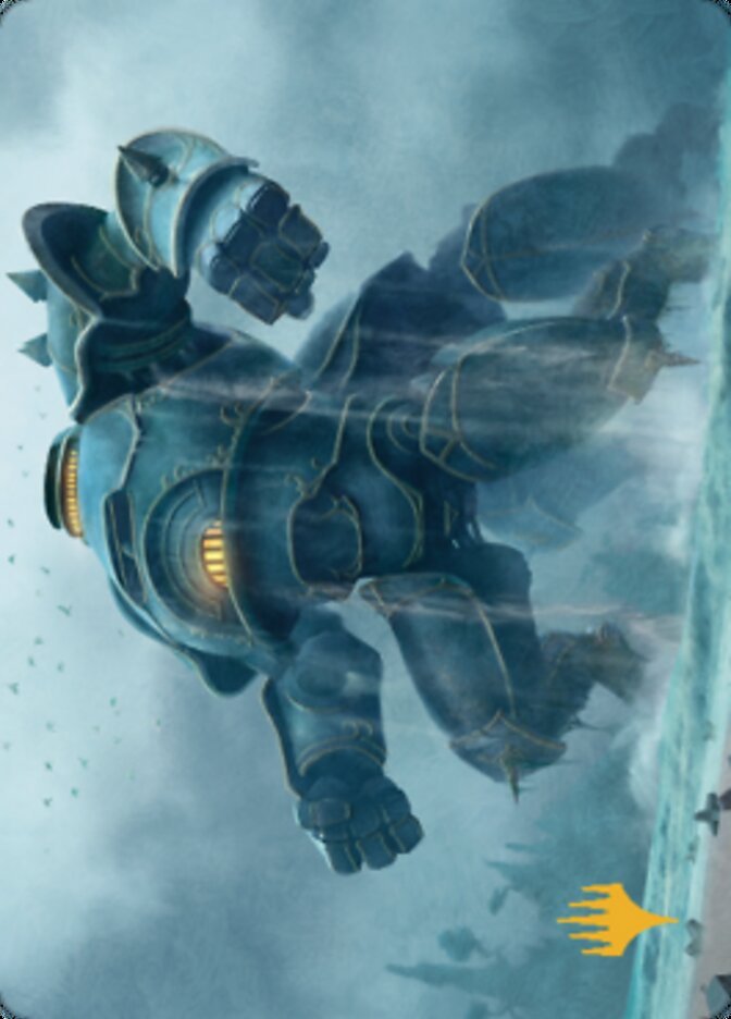 Depth Charge Colossus Art Card (Gold-Stamped Planeswalker Symbol) [The Brothers' War Art Series] | Pegasus Games WI