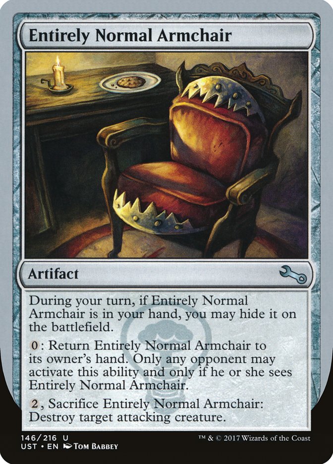 Entirely Normal Armchair [Unstable] | Pegasus Games WI