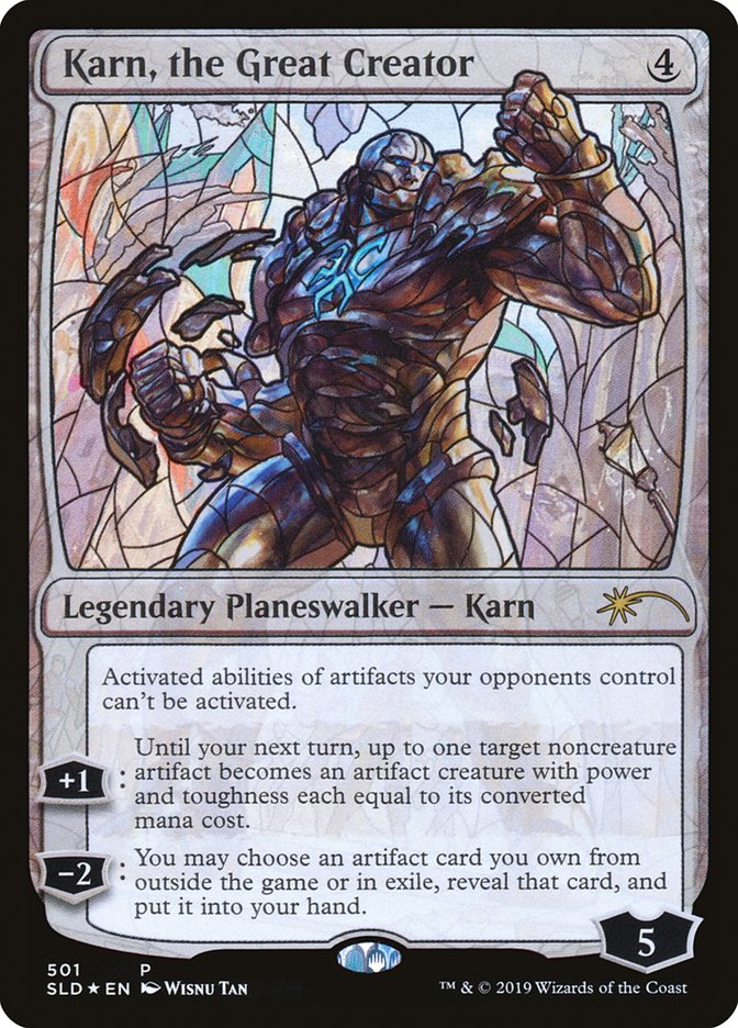 Karn, the Great Creator (Stained Glass) [Secret Lair Drop Promos] | Pegasus Games WI