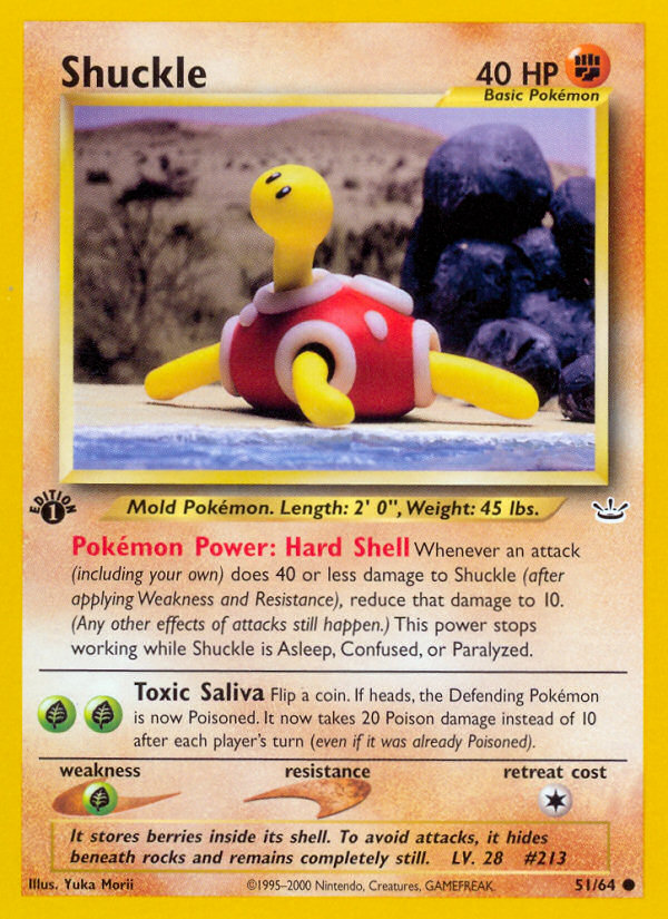 Shuckle (51/64) [Neo Revelation 1st Edition] | Pegasus Games WI