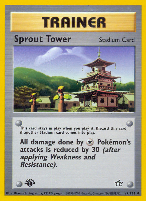 Sprout Tower (97/111) [Neo Genesis 1st Edition] | Pegasus Games WI