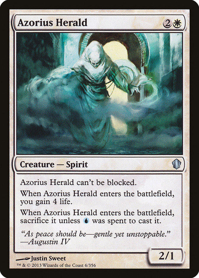 Azorius Herald [Commander 2013] | Pegasus Games WI