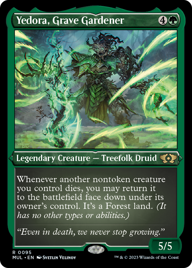 Yedora, Grave Gardener (Foil Etched) [Multiverse Legends] | Pegasus Games WI