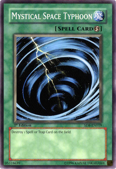 Mystical Space Typhoon [SD8-EN019] Common | Pegasus Games WI