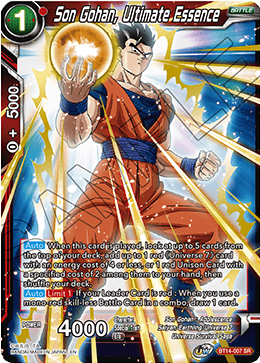 Son Gohan, Ultimate Essence (BT14-007) [Cross Spirits] | Pegasus Games WI