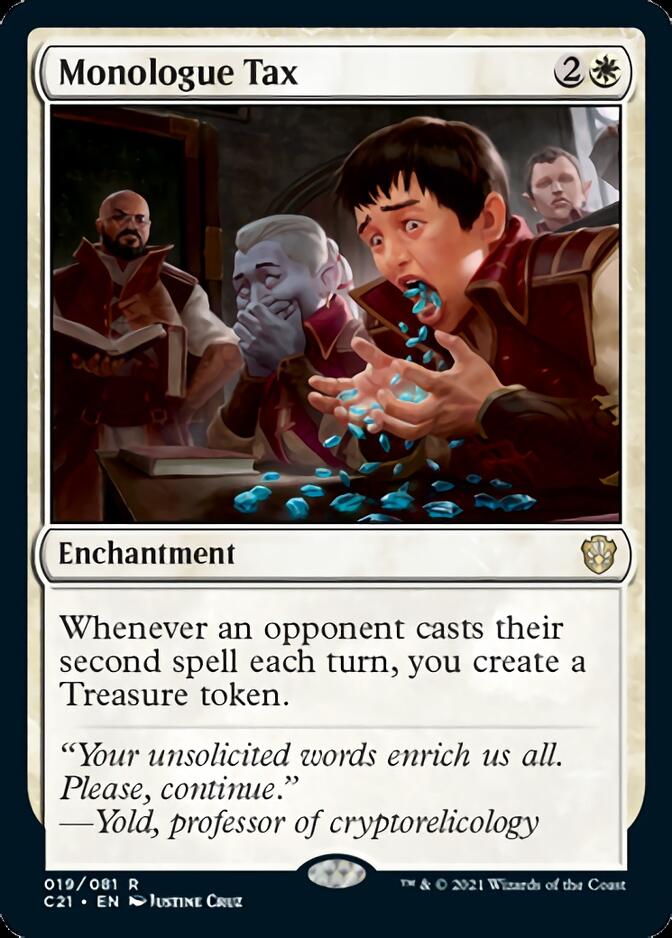 Monologue Tax [Commander 2021] | Pegasus Games WI