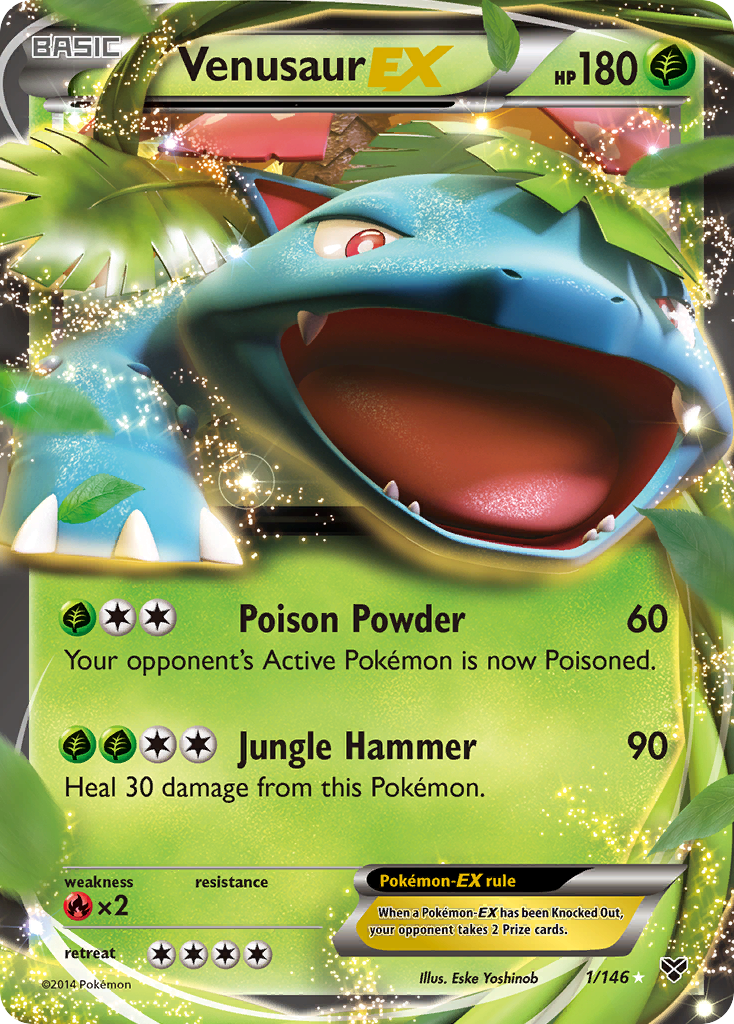 Venusaur EX (1/146) [XY: Base Set] | Pegasus Games WI