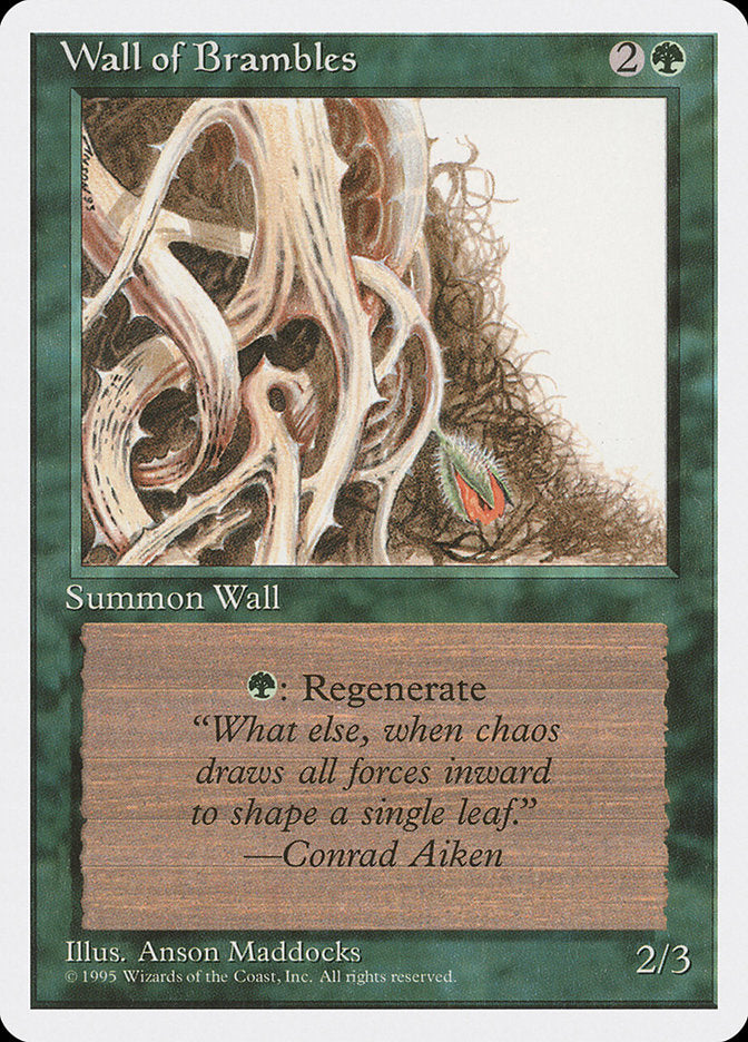 Wall of Brambles [Fourth Edition] | Pegasus Games WI