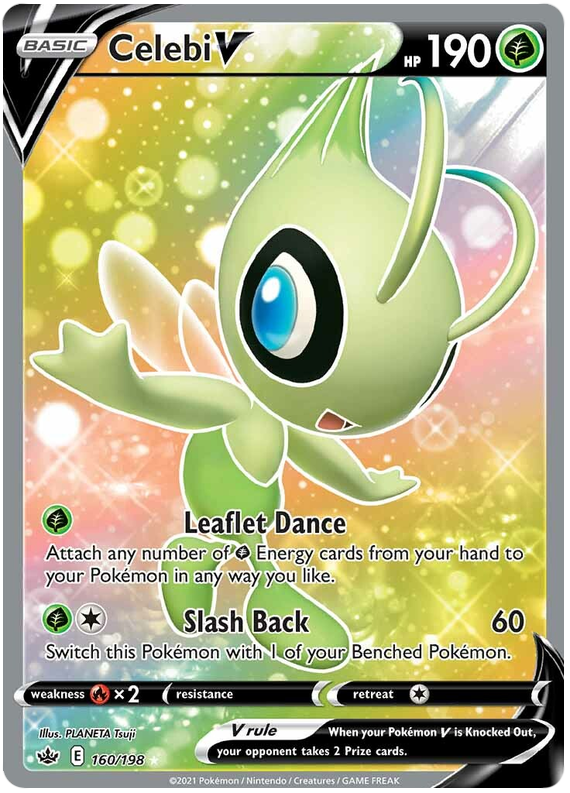 Celebi V (160/198) [Sword & Shield: Chilling Reign] | Pegasus Games WI