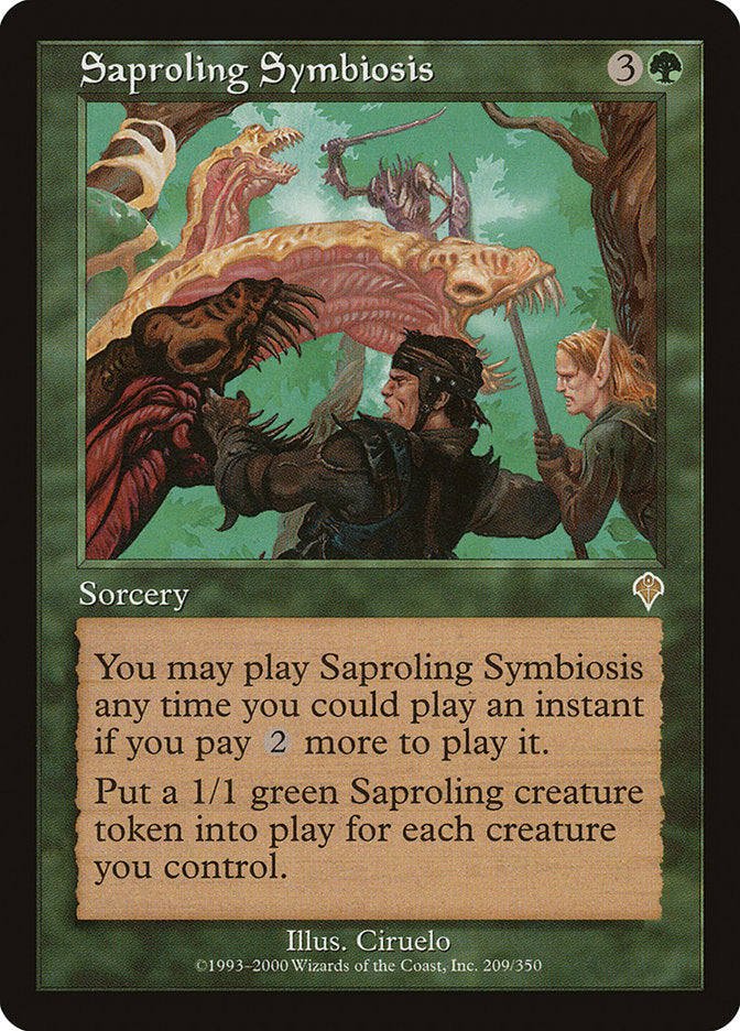 Saproling Symbiosis [Invasion] | Pegasus Games WI