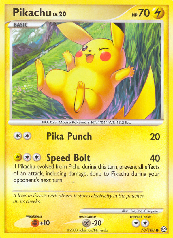 Pikachu (70/100) [Diamond & Pearl: Stormfront] | Pegasus Games WI