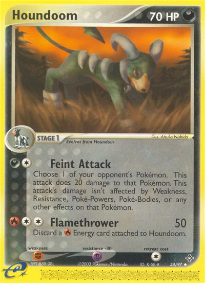 Houndoom (34/97) [EX: Dragon] | Pegasus Games WI