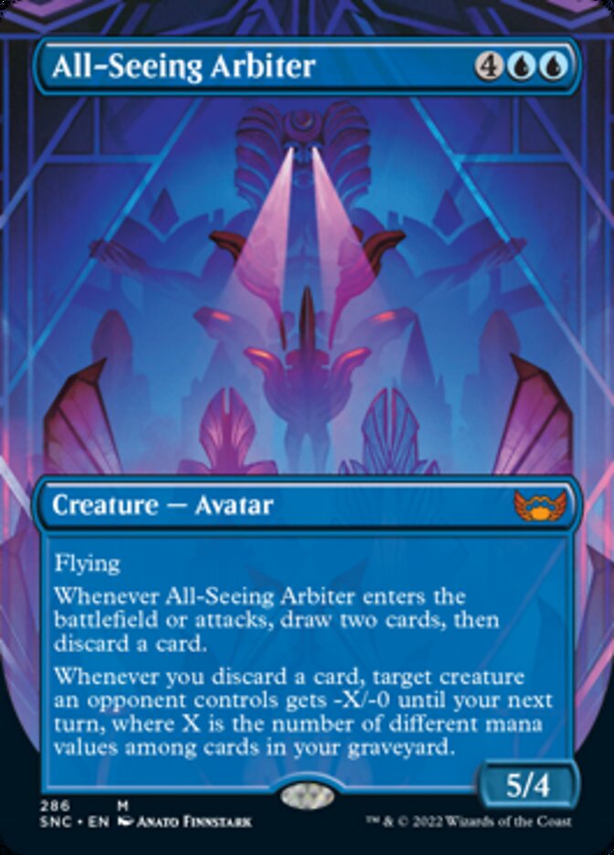 All-Seeing Arbiter (Borderless Alternate Art) [Streets of New Capenna] | Pegasus Games WI