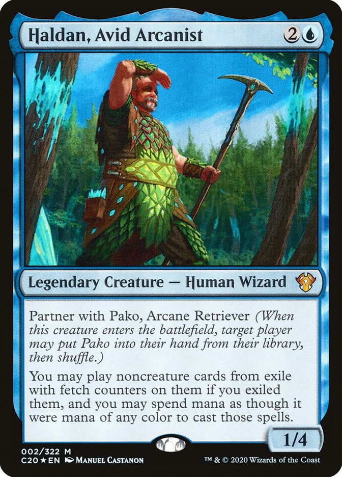 Haldan, Avid Arcanist [Commander 2020] | Pegasus Games WI