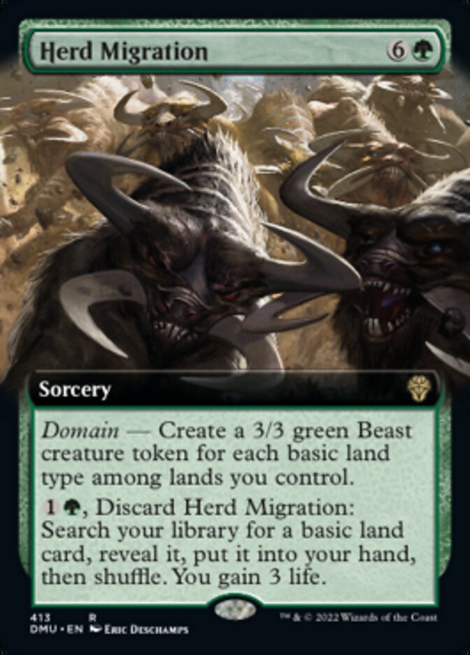 Herd Migration (Extended Art) [Dominaria United] | Pegasus Games WI