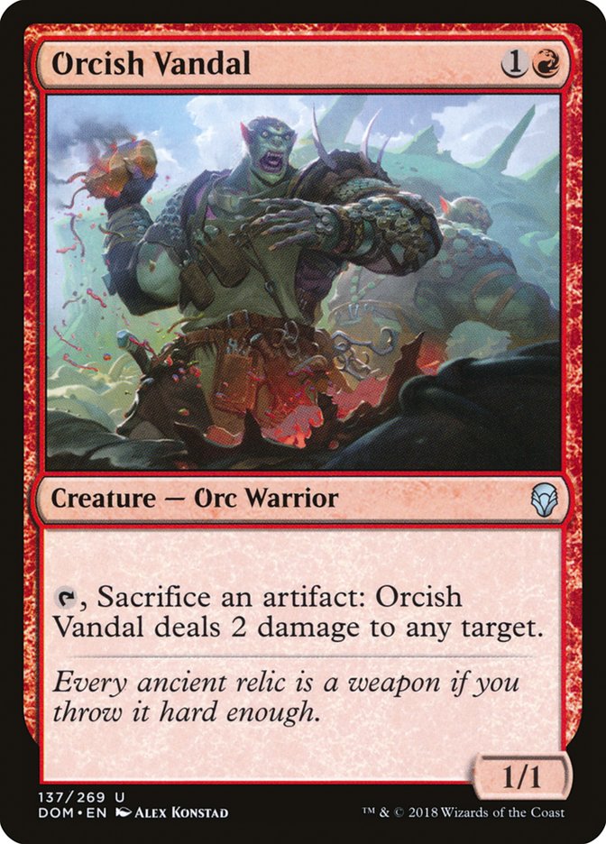 Orcish Vandal [Dominaria] | Pegasus Games WI