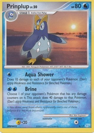 Prinplup (6/12) [Diamond & Pearl: Trainer Kit - Manaphy] | Pegasus Games WI