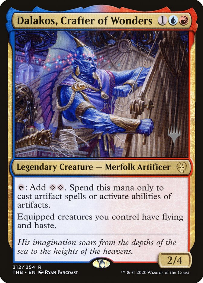 Dalakos, Crafter of Wonders (Promo Pack) [Theros Beyond Death Promos] | Pegasus Games WI