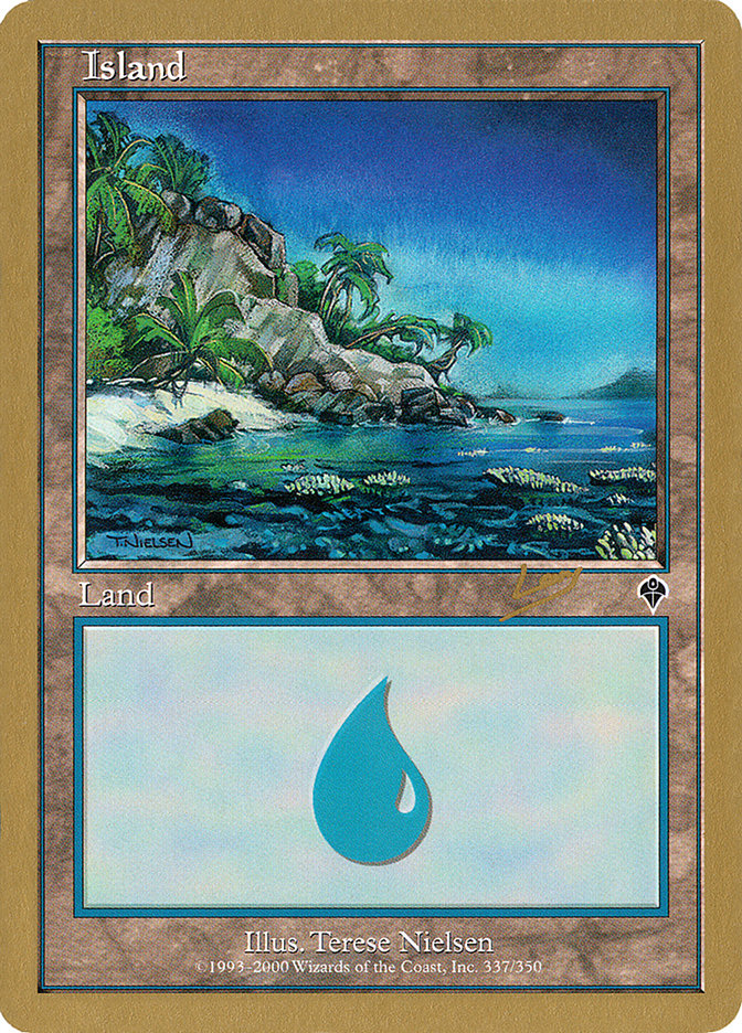 Island (rl337a) (Raphael Levy) [World Championship Decks 2002] | Pegasus Games WI