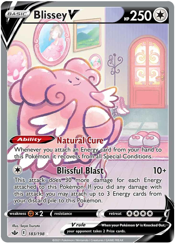 Blissey V (183/198) [Sword & Shield: Chilling Reign] | Pegasus Games WI