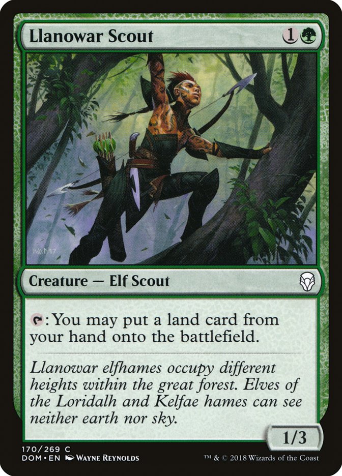 Llanowar Scout [Dominaria] | Pegasus Games WI