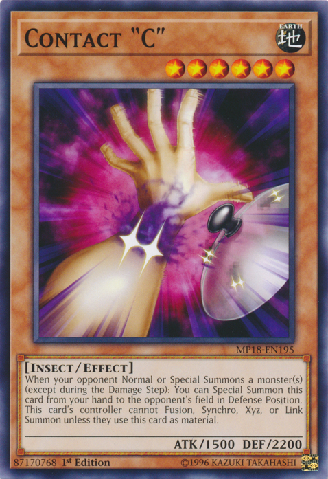 Contact "C" [MP18-EN195] Common | Pegasus Games WI