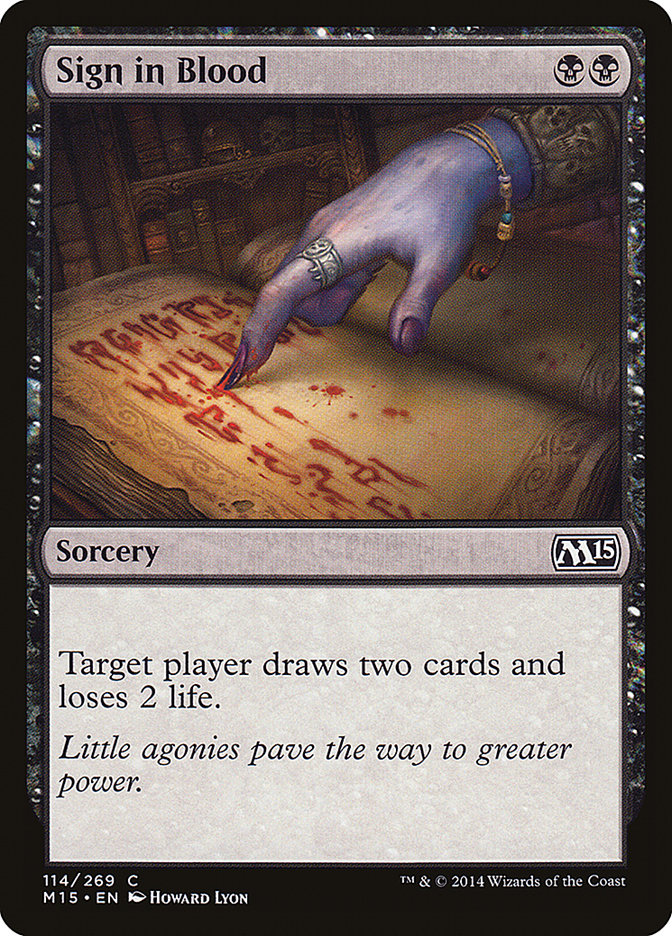 Sign in Blood [Magic 2015] | Pegasus Games WI