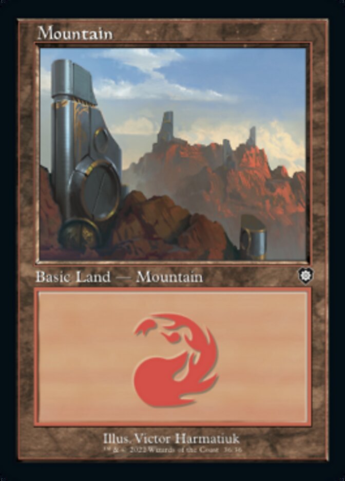Mountain (036) (Retro) [The Brothers' War Commander] | Pegasus Games WI