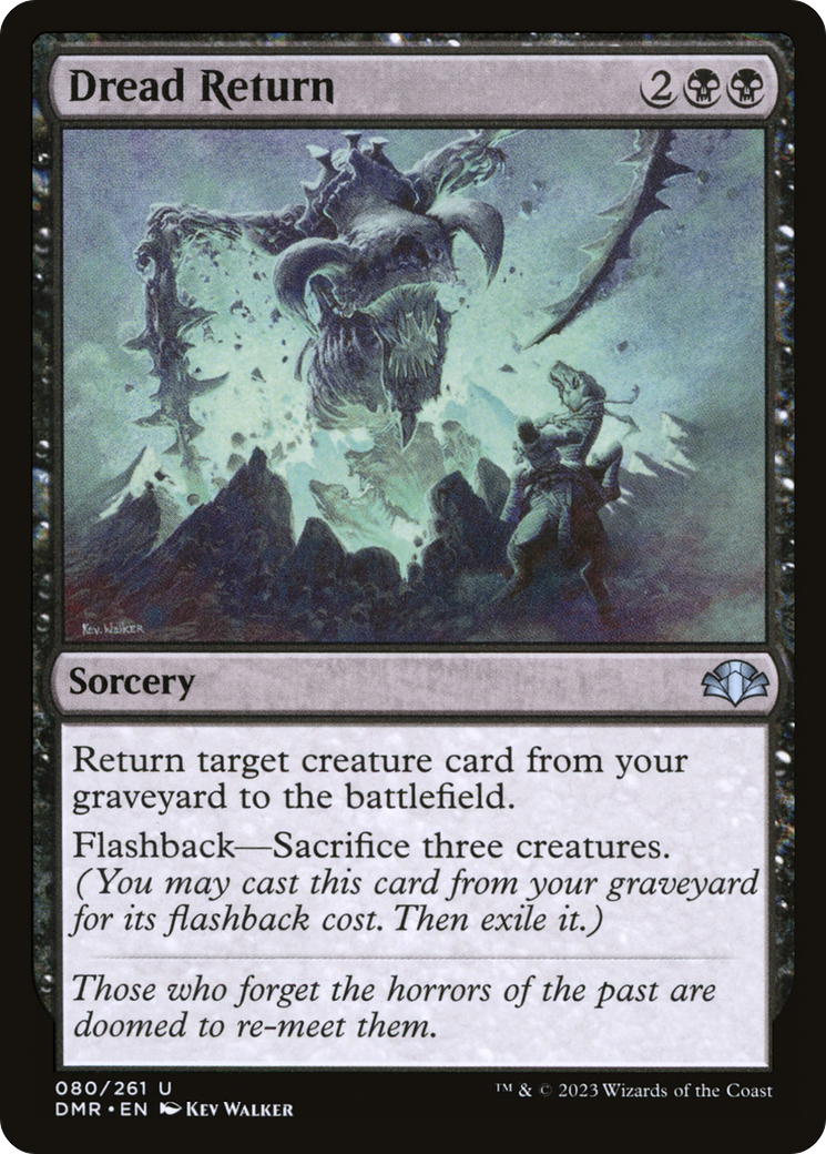 Dread Return [Dominaria Remastered] | Pegasus Games WI