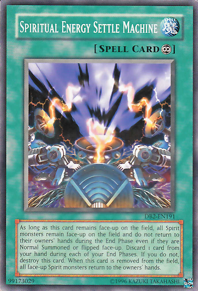Spiritual Energy Settle Machine [DB2-EN191] Common | Pegasus Games WI