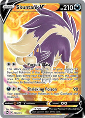 Skuntank V (180/195) [Sword & Shield: Silver Tempest] | Pegasus Games WI