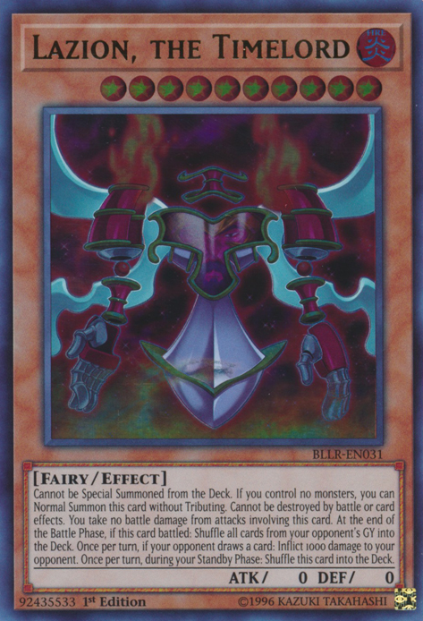 Lazion, the Timelord [BLLR-EN031] Ultra Rare | Pegasus Games WI
