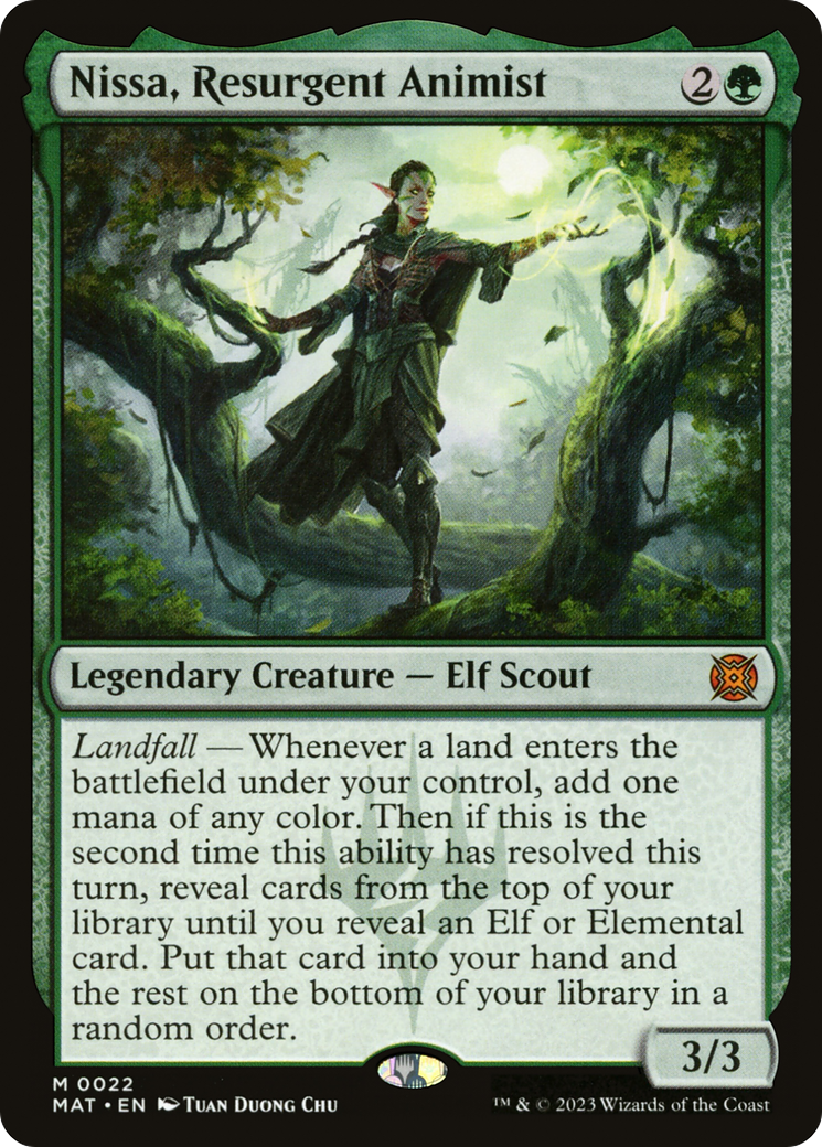 Nissa, Resurgent Animist [March of the Machine: The Aftermath] | Pegasus Games WI