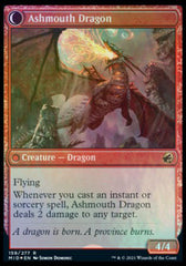 Smoldering Egg // Ashmouth Dragon [Innistrad: Midnight Hunt Prerelease Promos] | Pegasus Games WI