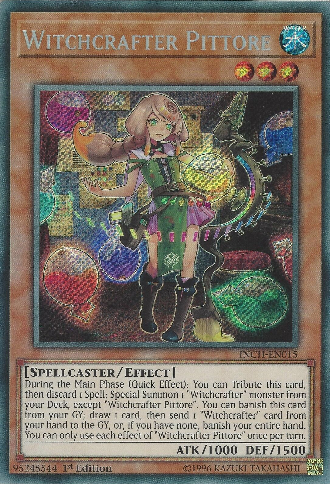 Witchcrafter Pittore [INCH-EN015] Secret Rare | Pegasus Games WI