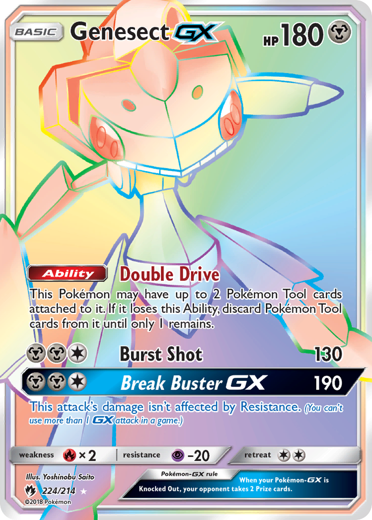 Genesect GX (224/214) [Sun & Moon: Lost Thunder] | Pegasus Games WI