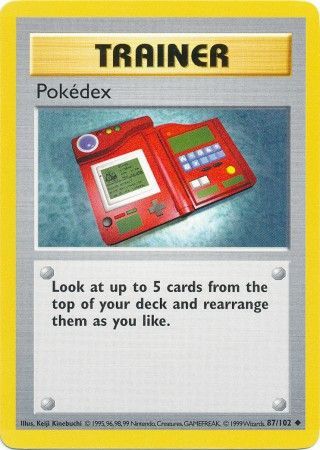 Pokedex (87/102) [Base Set Shadowless Unlimited] | Pegasus Games WI