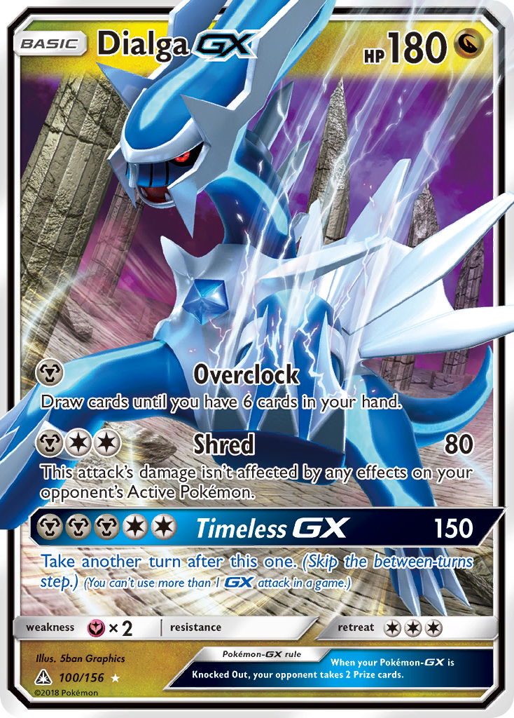 Dialga GX (100/156) [Sun & Moon: Ultra Prism] | Pegasus Games WI