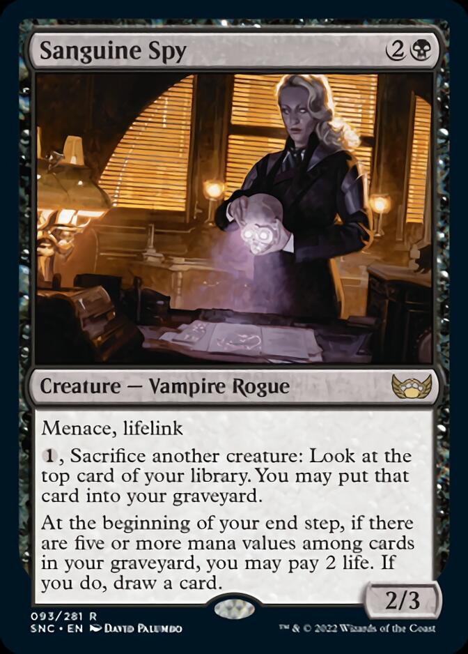 Sanguine Spy [Streets of New Capenna] | Pegasus Games WI