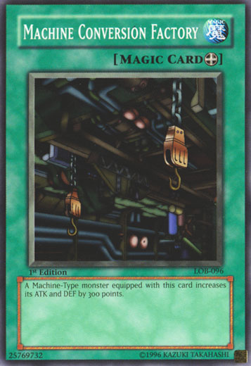 Machine Conversion Factory [LOB-096] Common | Pegasus Games WI