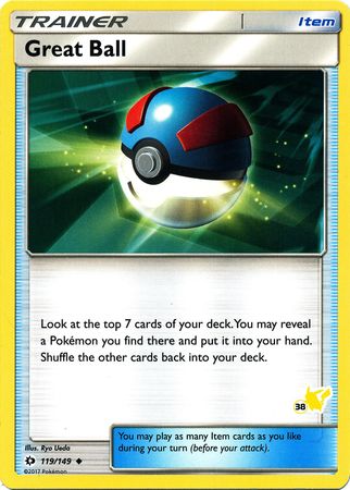 Great Ball (119/149) (Pikachu Stamp #38) [Battle Academy 2020] | Pegasus Games WI