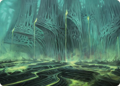 Swamp Art Card [Phyrexia: All Will Be One Art Series] | Pegasus Games WI