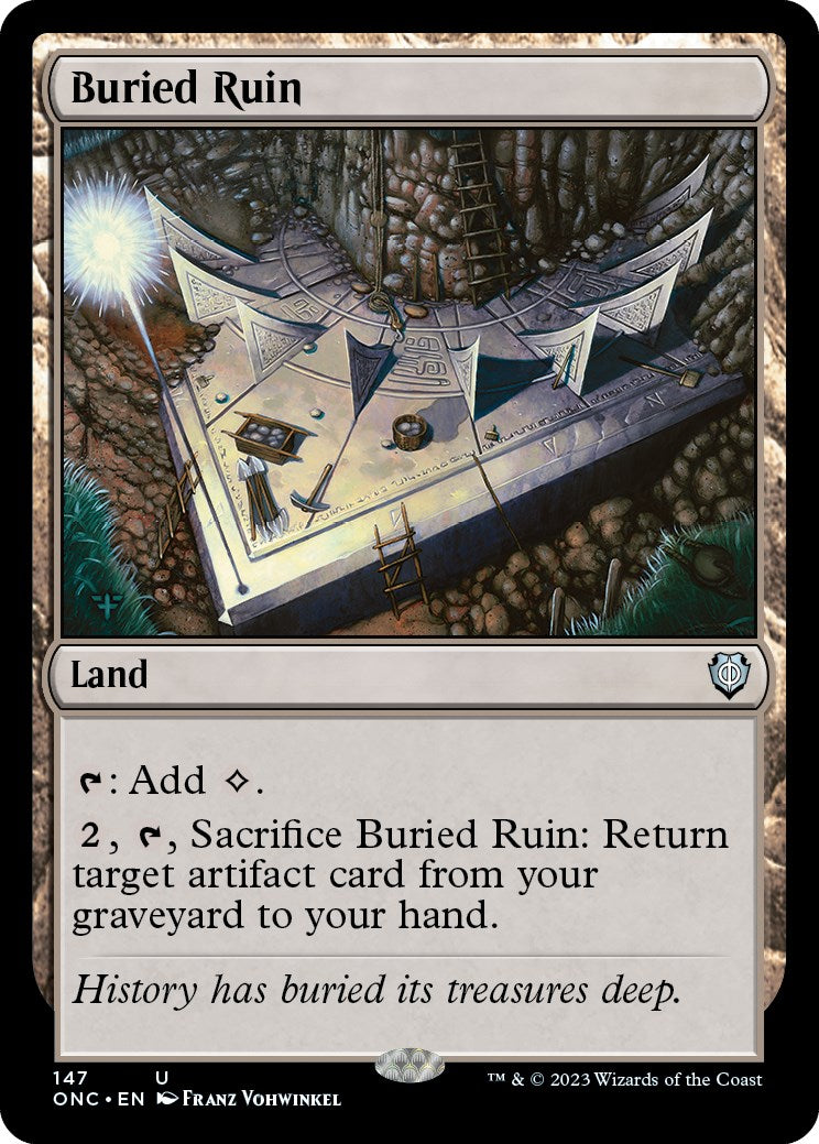 Buried Ruin [Phyrexia: All Will Be One Commander] | Pegasus Games WI