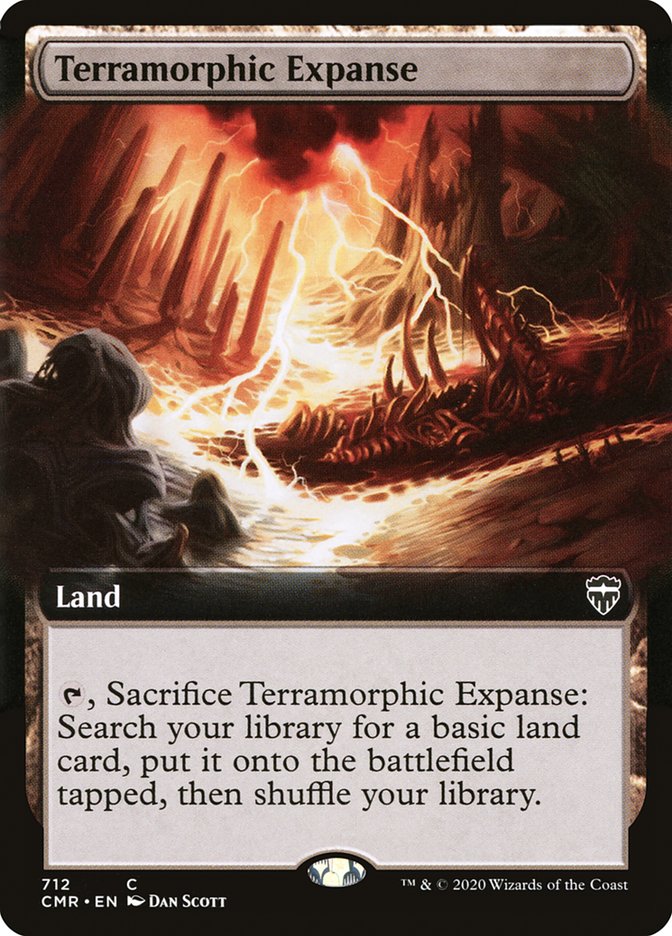 Terramorphic Expanse (Extended Art) [Commander Legends] | Pegasus Games WI