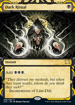 Dark Ritual (Foil Etched) [Strixhaven: School of Mages Mystical Archive] | Pegasus Games WI