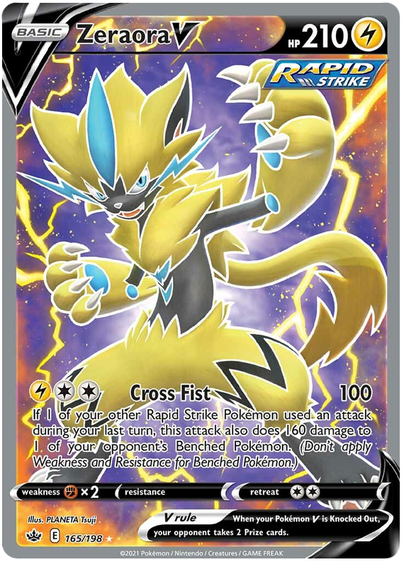 Zeraora V (165/198) [Sword & Shield: Chilling Reign] | Pegasus Games WI