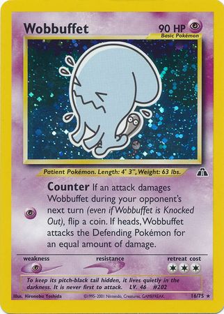 Wobbuffet (16/75) [Neo Discovery Unlimited] | Pegasus Games WI