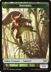 Demon // Squirrel Double-Sided Token [Double Masters Tokens] | Pegasus Games WI