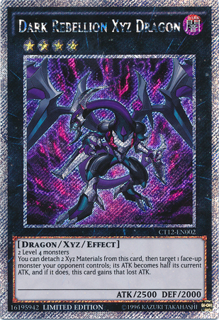 Dark Rebellion Xyz Dragon [CT12-EN002] Secret Rare | Pegasus Games WI