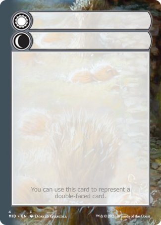 Helper Card (4/9) [Innistrad: Midnight Hunt Tokens] | Pegasus Games WI